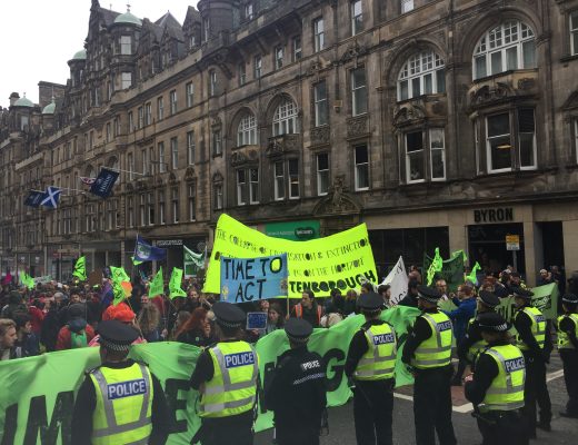 Extinction Rebellion Protest Edinburgh